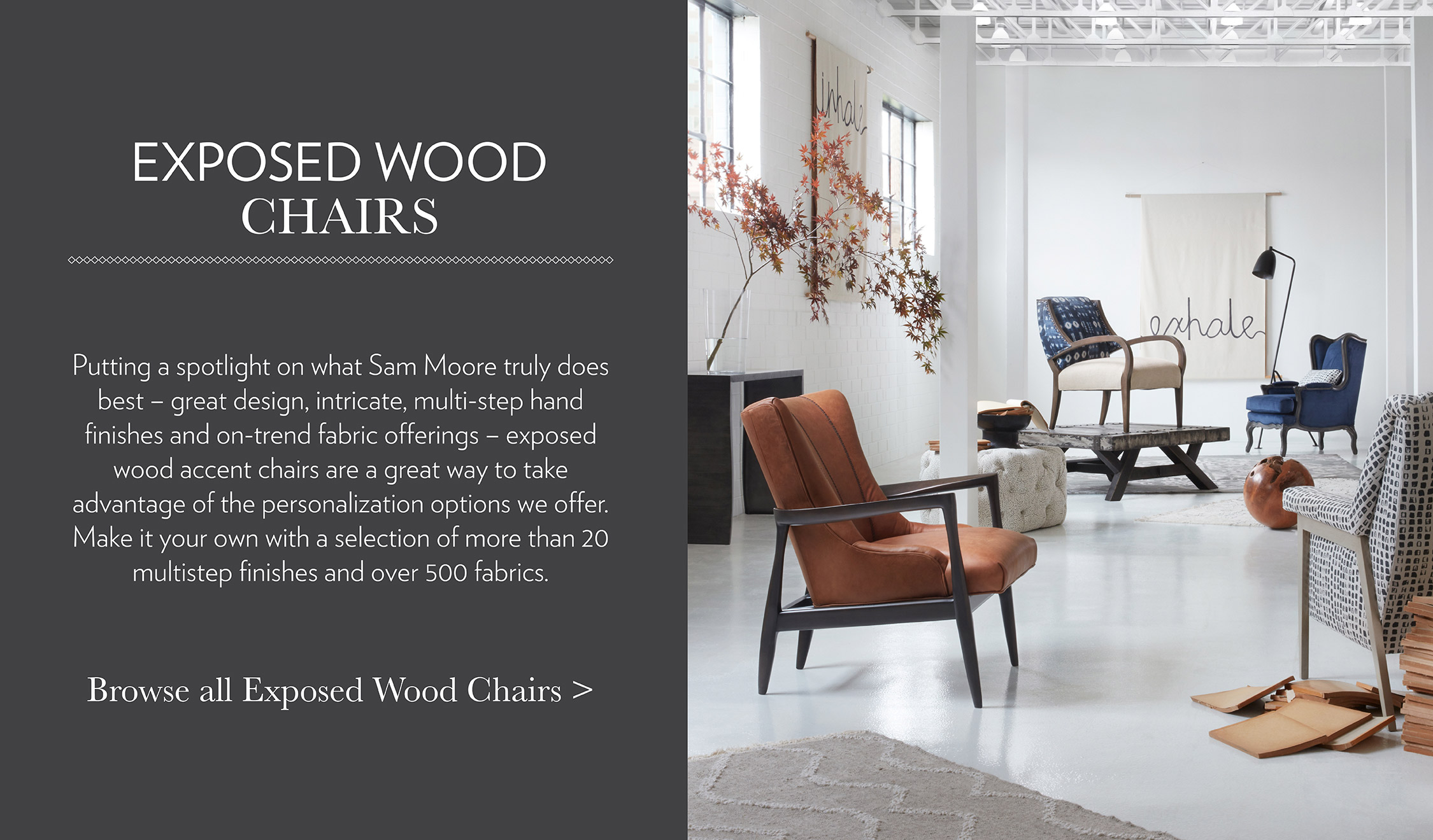 Exposed Wood Chairs