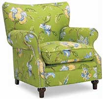 green chair